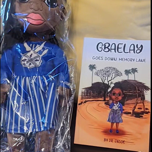 Gbaelay Doll and Book Combination